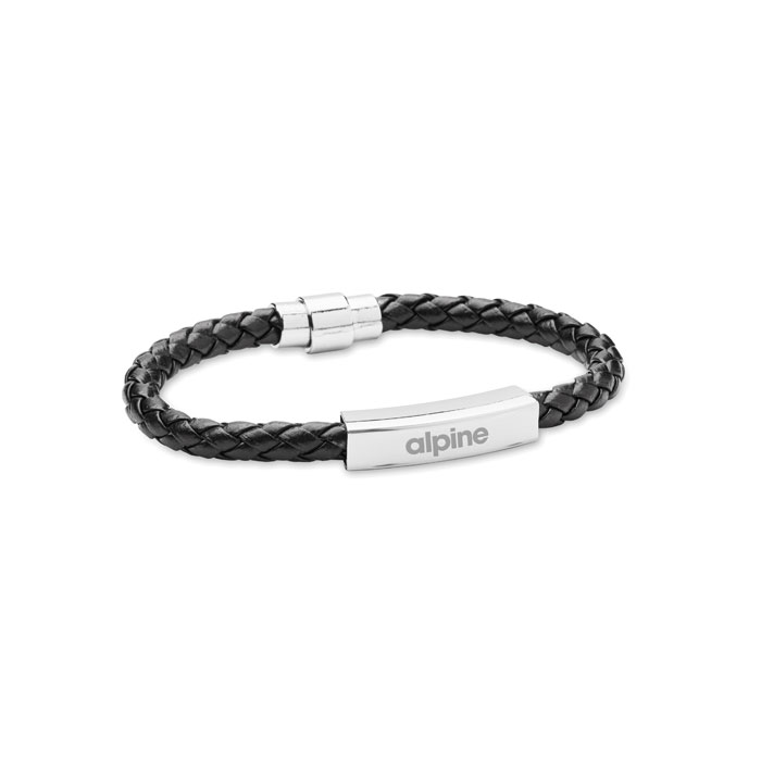 Pulsera de piel sintética 19 x 0,7cm
